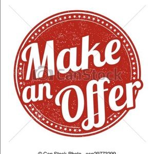 I love offers!!! Make me an offer :)